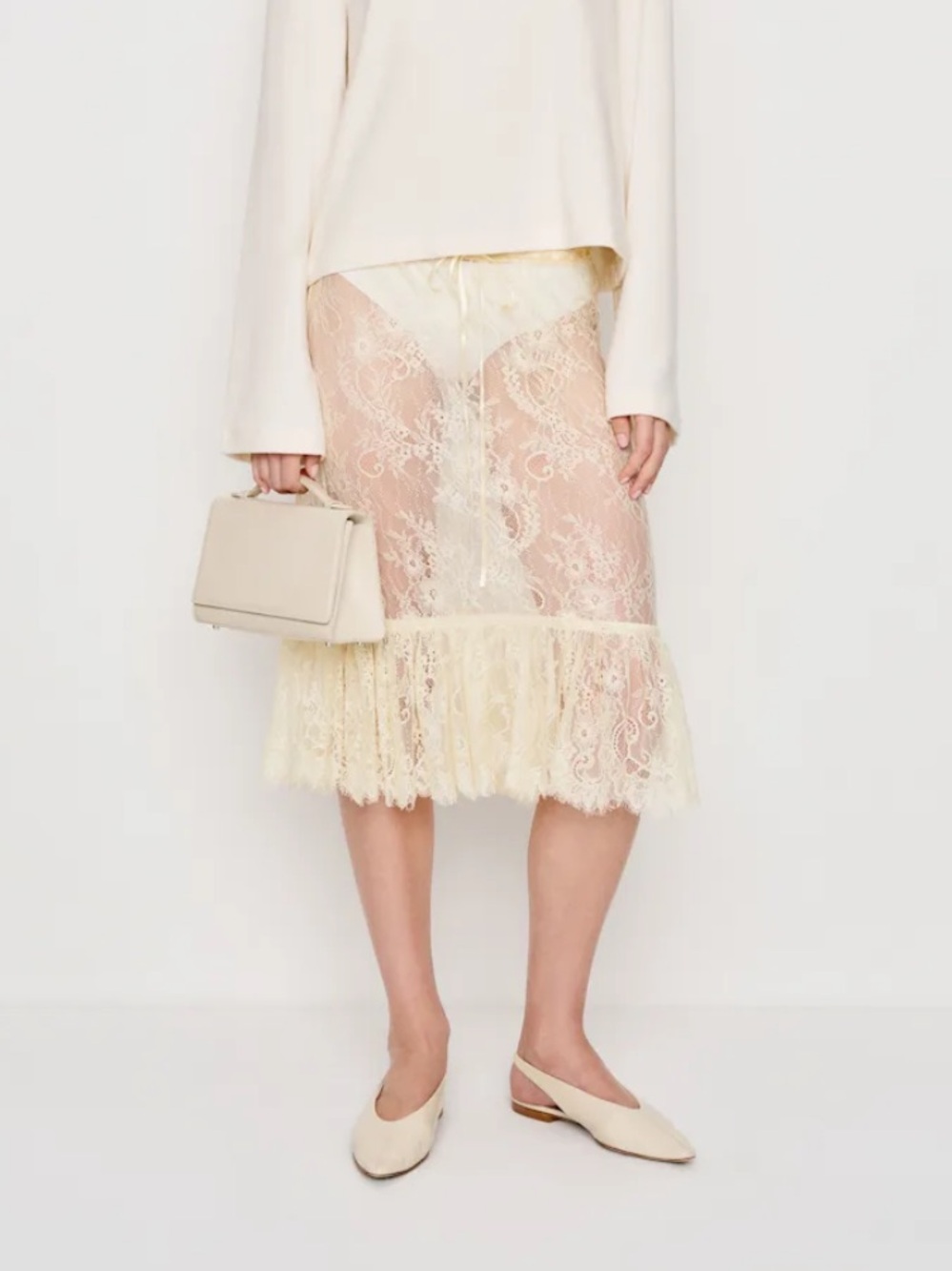 Reformation Delcy low waist skirt